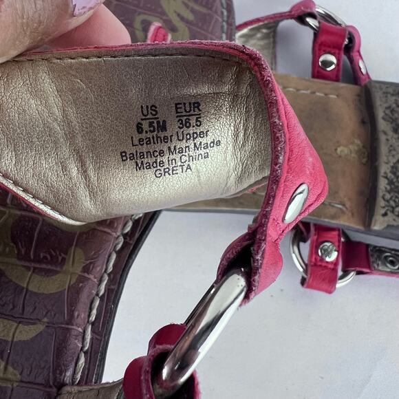 Sam Edelman Greta Pebbled Leather Flat Thong Sandals Women’s Size 6.5 - Picture 5 of 5